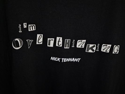 T-shirt "Overthinking" noir